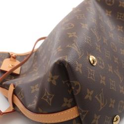 Louis Vuitton LOUIS VUITTON Carryall NM MM Monogram Shoulder Bag Coated Canvas Leather Women's Brown M46197