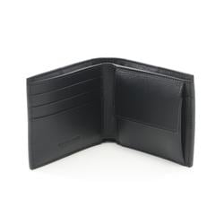 BOTTEGA VENETA Maxi Intrecciato Bi-fold Wallet Leather Men's Black 649605VBWD28803