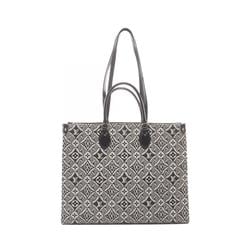 LOUIS VUITTON On the Go GM Since 1854 Tote Bag Canvas Leather Monogram Jacquard Women's Gray Black M57207