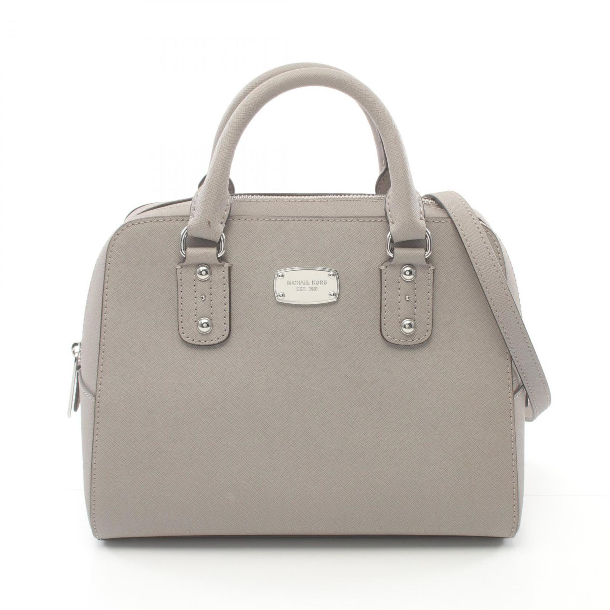 Michael Kors handbag bag leather women's grey 35S7SD2S1L