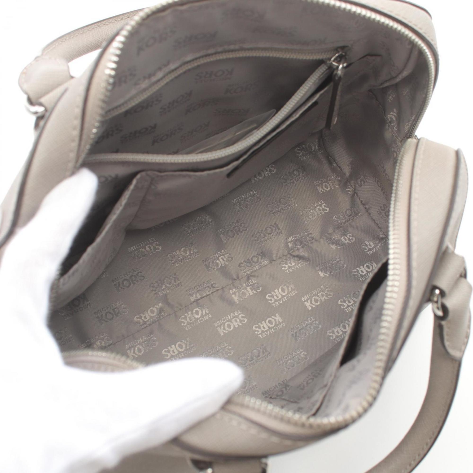 Michael Kors handbag bag leather women's grey 35S7SD2S1L