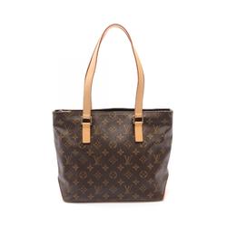 Louis Vuitton LOUIS VUITTON Cabas Piano Monogram Shoulder Bag Coated Canvas Leather Women's Brown M51148