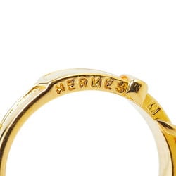 Hermes Boucle Cellier Scarf Ring Gold Plated Women's HERMES