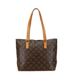 Louis Vuitton Monogram Cabas Piano Handbag Tote Bag M51148 Brown PVC Leather Women's LOUIS VUITTON