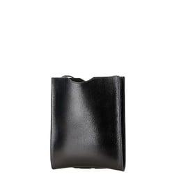 Hermes Onimetou Shoulder Bag Black Box Calf Women's HERMES