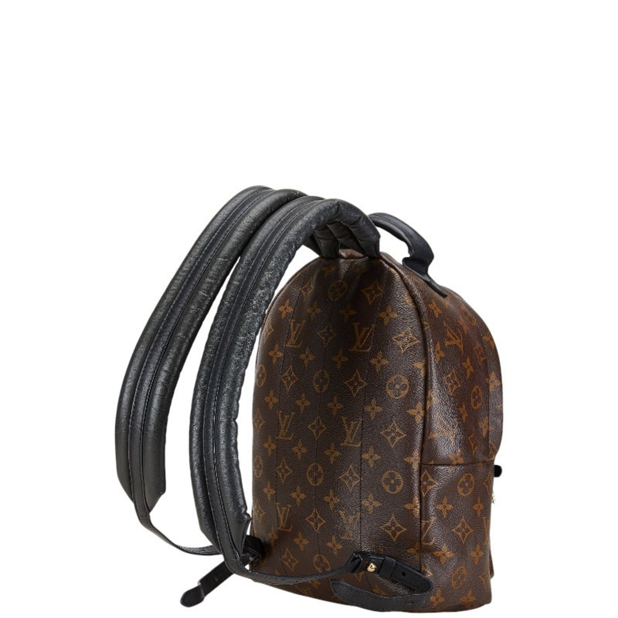 Louis Vuitton Monogram Palm Springs Backpack MINI M44873 Brown PVC Leather Women's LOUIS VUITTON