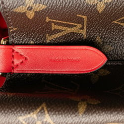 Louis Vuitton Monogram NeoNoe Shoulder Bag M44021 Coquelicot Red Brown PVC Leather Women's LOUIS VUITTON