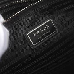 PRADA Tote Bag Leather Men's Black