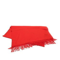 Hermes scarf red cashmere women's HERMES