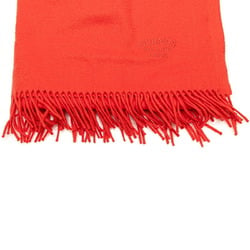 Hermes scarf red cashmere women's HERMES