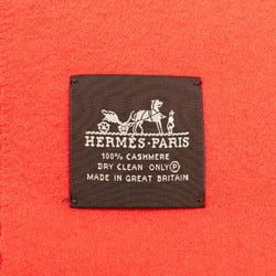 Hermes scarf red cashmere women's HERMES