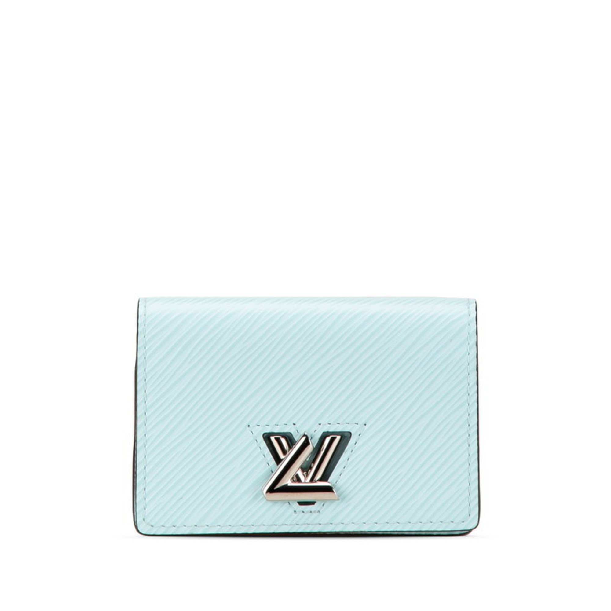 Louis Vuitton Epi Twisted Multi-Cult Business Card Holder M69344 Light Blue Leather Women's LOUIS VUITTON