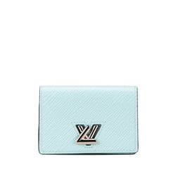 Louis Vuitton Epi Twisted Multi-Cult Business Card Holder M69344 Light Blue Leather Women's LOUIS VUITTON