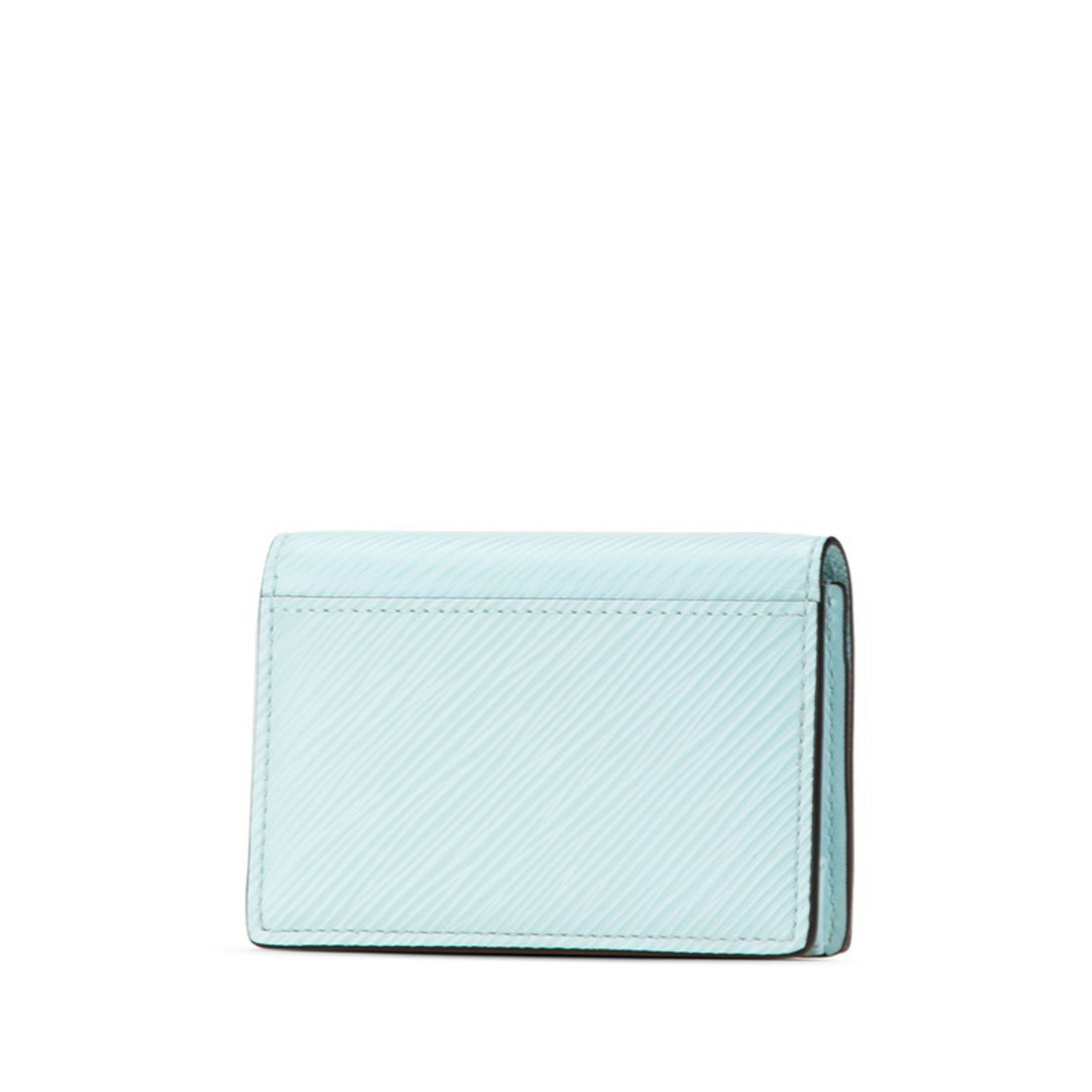 Louis Vuitton Epi Twisted Multi-Cult Business Card Holder M69344 Light Blue Leather Women's LOUIS VUITTON