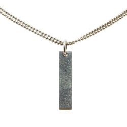 Gucci Double Chain Necklace Silver SV925 Women's GUCCI