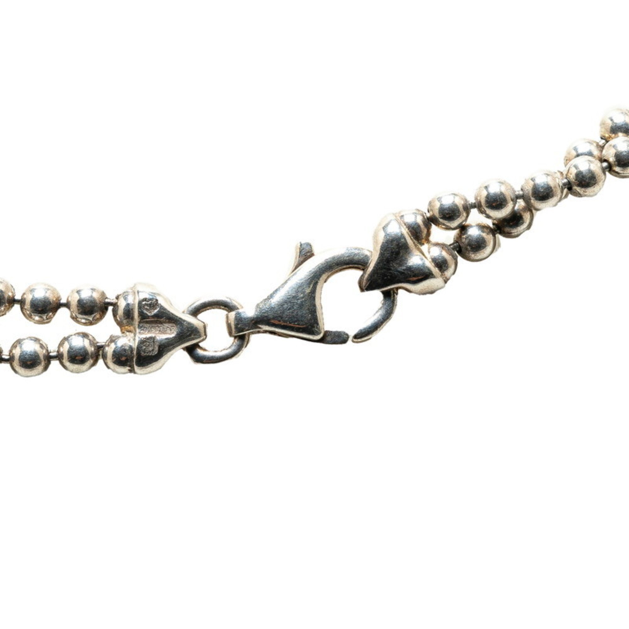 Gucci Double Chain Necklace Silver SV925 Women's GUCCI