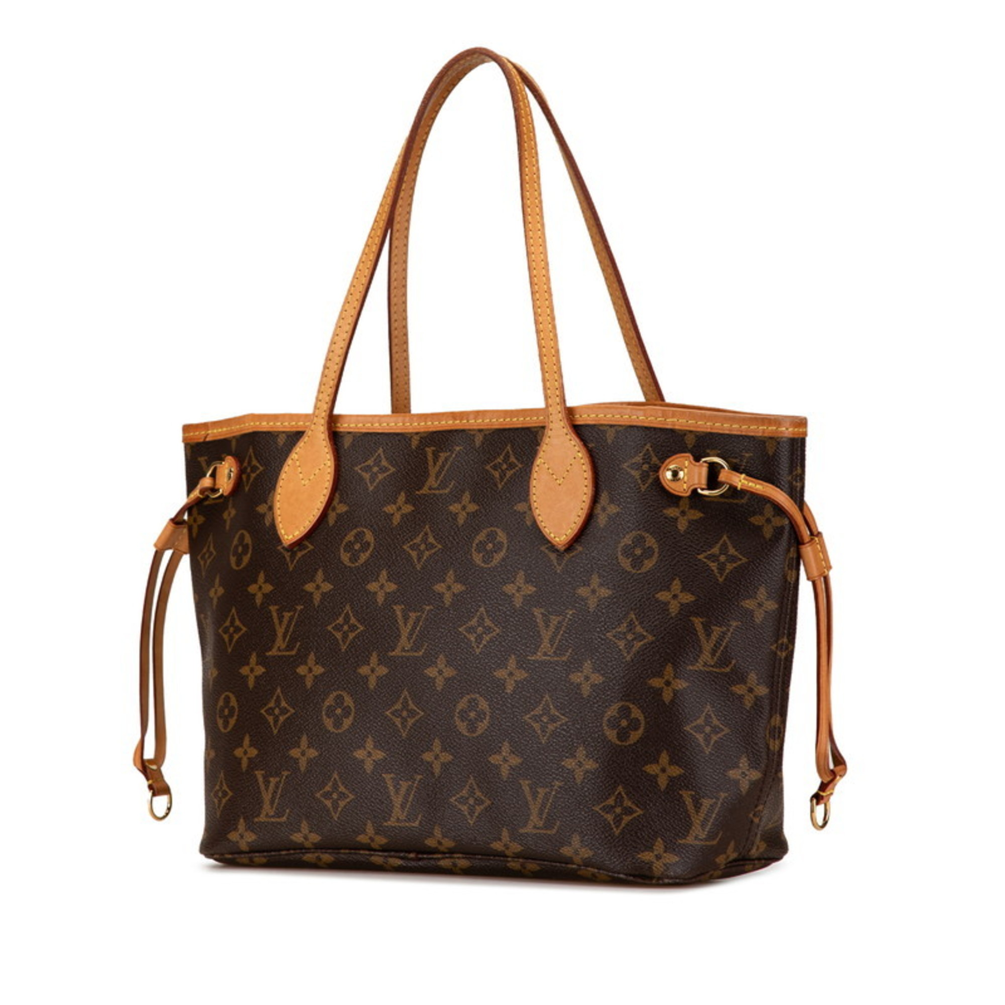 Louis Vuitton Monogram Neverfull PM Tote Bag Handbag M41000 Brown PVC Leather Women's LOUIS VUITTON