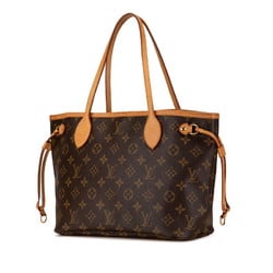 Louis Vuitton Monogram Neverfull PM Tote Bag Handbag M41000 Brown PVC Leather Women's LOUIS VUITTON