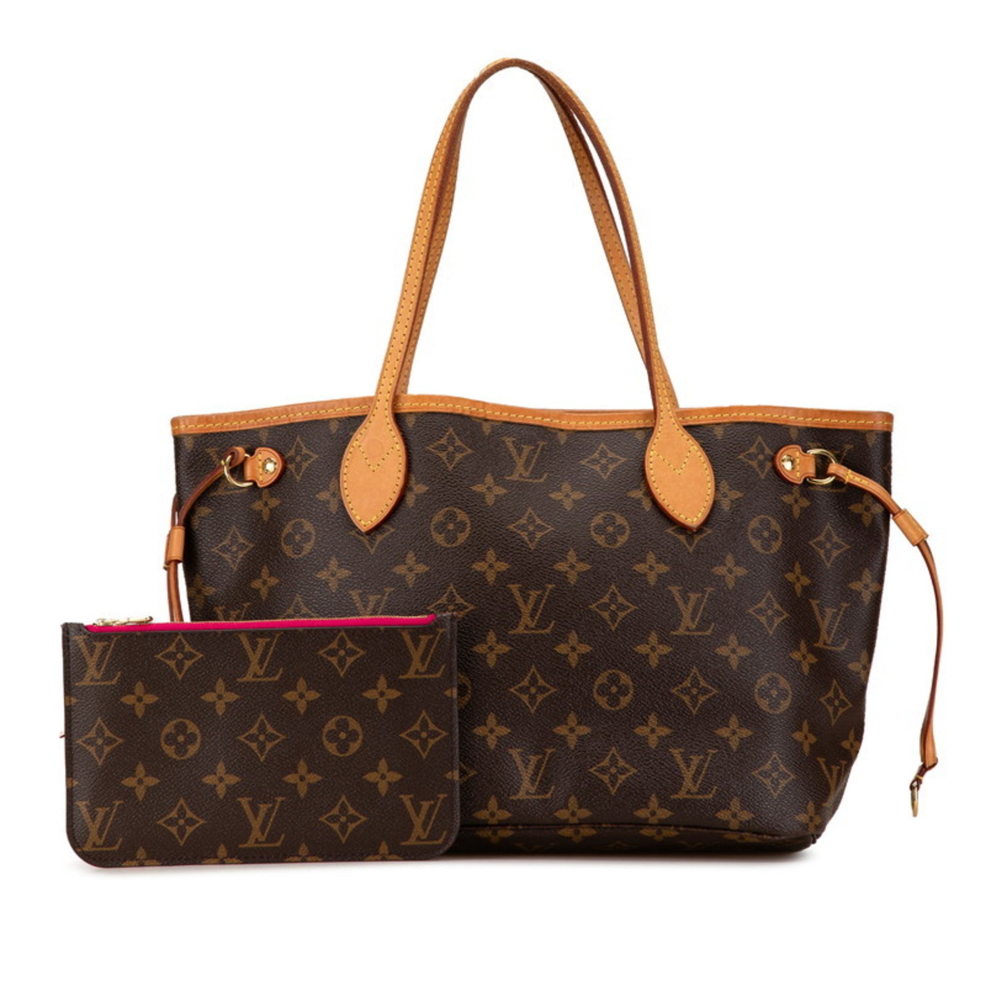 Louis Vuitton Monogram Neverfull PM Tote Bag Handbag M41000 Brown PVC Leather Women's LOUIS VUITTON