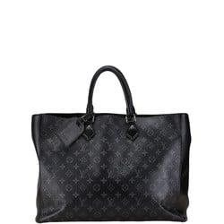 Louis Vuitton Monogram Eclipse Grand Sac Handbag M44733 Black PVC Leather Women's LOUIS VUITTON