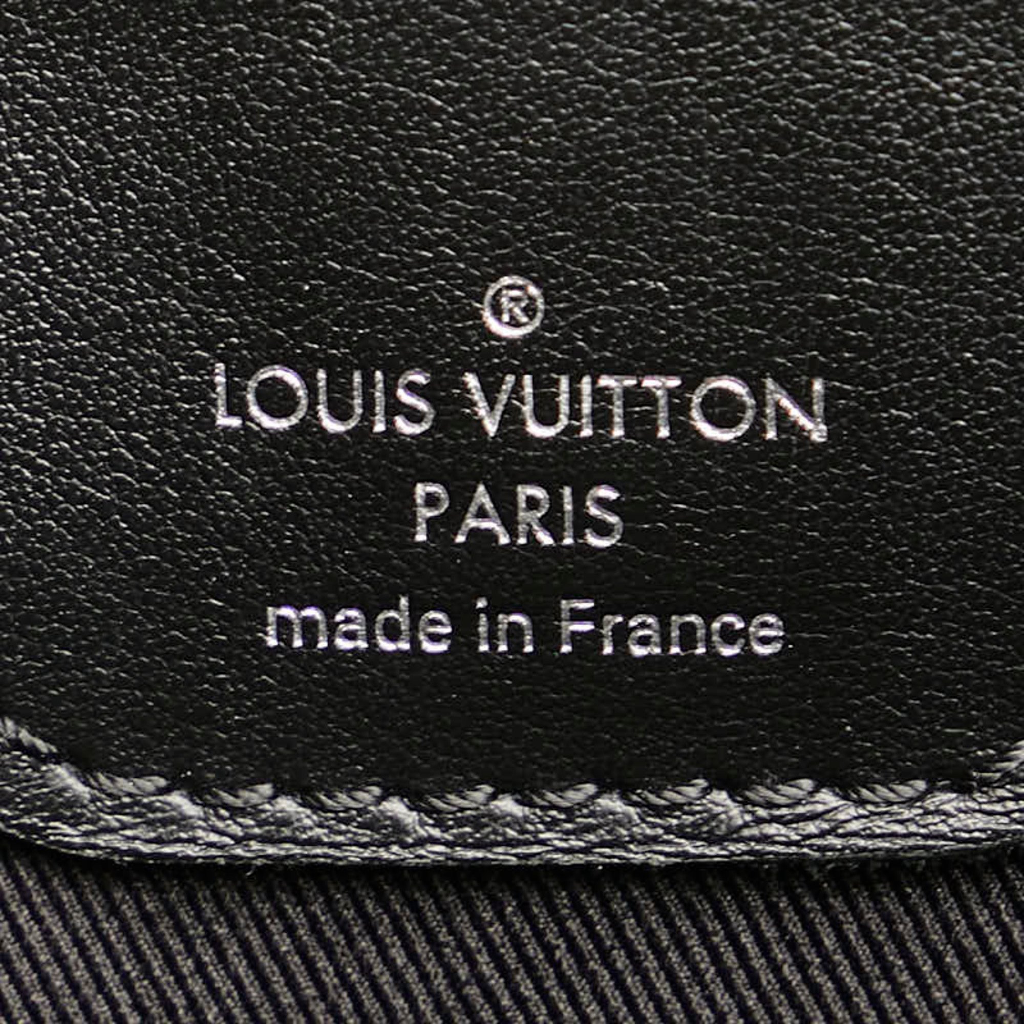 Louis Vuitton Monogram Eclipse Grand Sac Handbag M44733 Black PVC Leather Women's LOUIS VUITTON