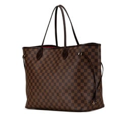 Louis Vuitton Damier Neverfull GM Handbag Tote Bag N41357 Brown PVC Leather Women's LOUIS VUITTON