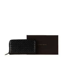 Bottega Veneta Intrecciato Long Wallet Black Leather Women's BOTTEGAVENETA