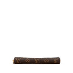 Louis Vuitton Monogram Vivienne TYO Patch Round Long Wallet M41895 Brown PVC Leather Women's LOUIS VUITTON