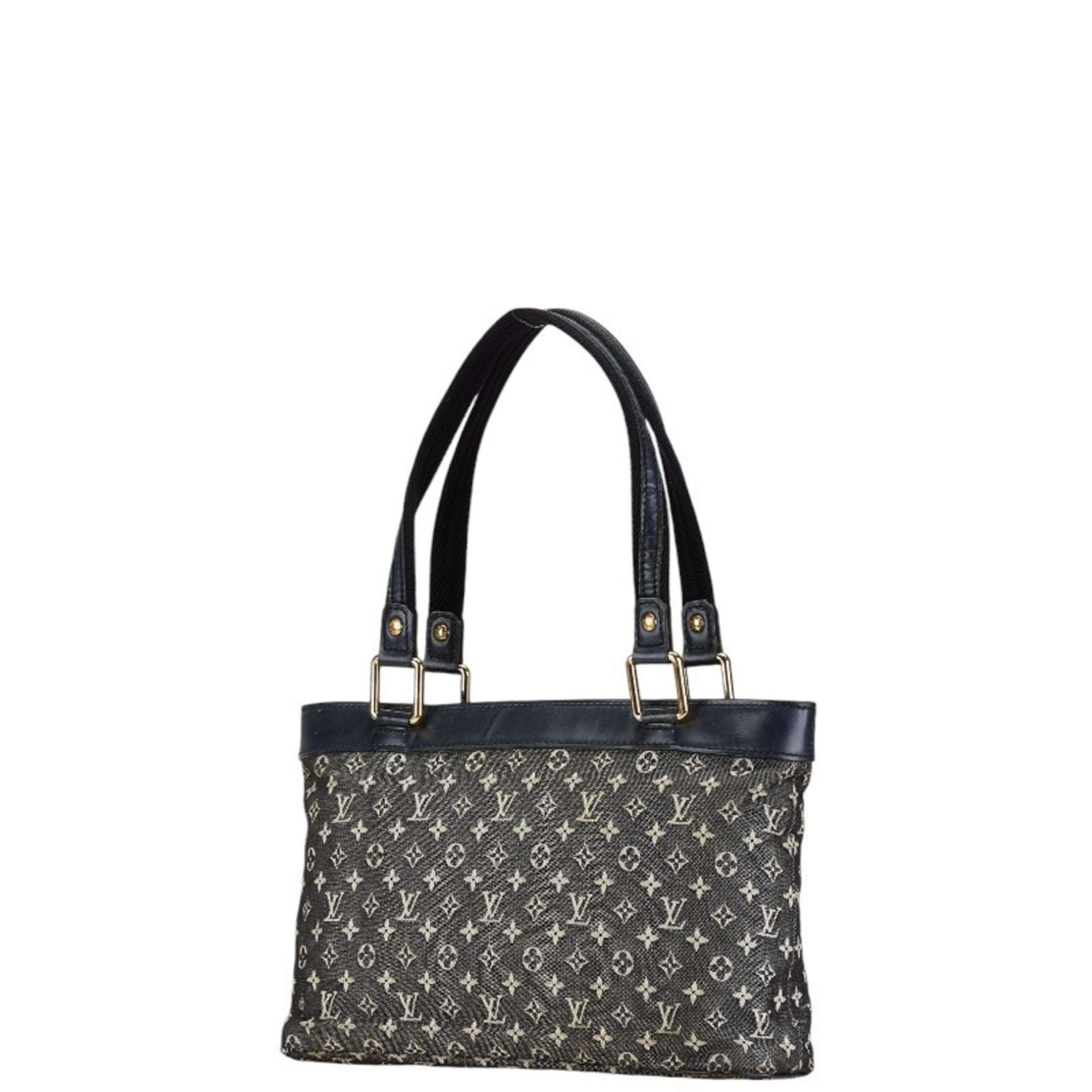 Louis Vuitton Monogram Lucille PM Handbag Tote Bag M92682 Black Canvas Leather Women's LOUIS VUITTON