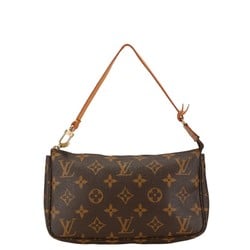 Louis Vuitton Monogram Pochette Accessoires Shoulder Bag Pouch M51980 Brown PVC Leather Women's LOUIS VUITTON