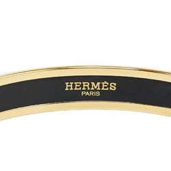 Hermes Enamel PM Cloisonne Bangle Gold Multicolor Plated Women's HERMES