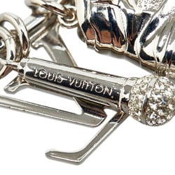 Louis Vuitton Porte Cle Round Ring Key Holder M68854 Silver Metal Women's LOUIS VUITTON