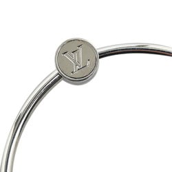 Louis Vuitton Porte Cle Round Ring Key Holder M68854 Silver Metal Women's LOUIS VUITTON