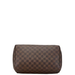 Louis Vuitton Damier Speedy 30 Handbag N41262 Brown PVC Leather Women's LOUIS VUITTON