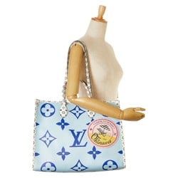 Louis Vuitton 19SS Monogram Giant Resort Hawaii On the Go GM Limited Tote Bag M44683 Blue White PVC Women's LOUIS VUITTON