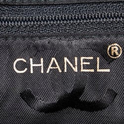 Chanel V-stitch Coco Mark Chain Shoulder Bag Black Lambskin Women's CHANEL