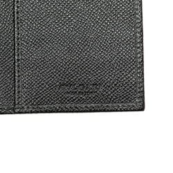 BVLGARI Classico Long Wallet Black Leather Women's