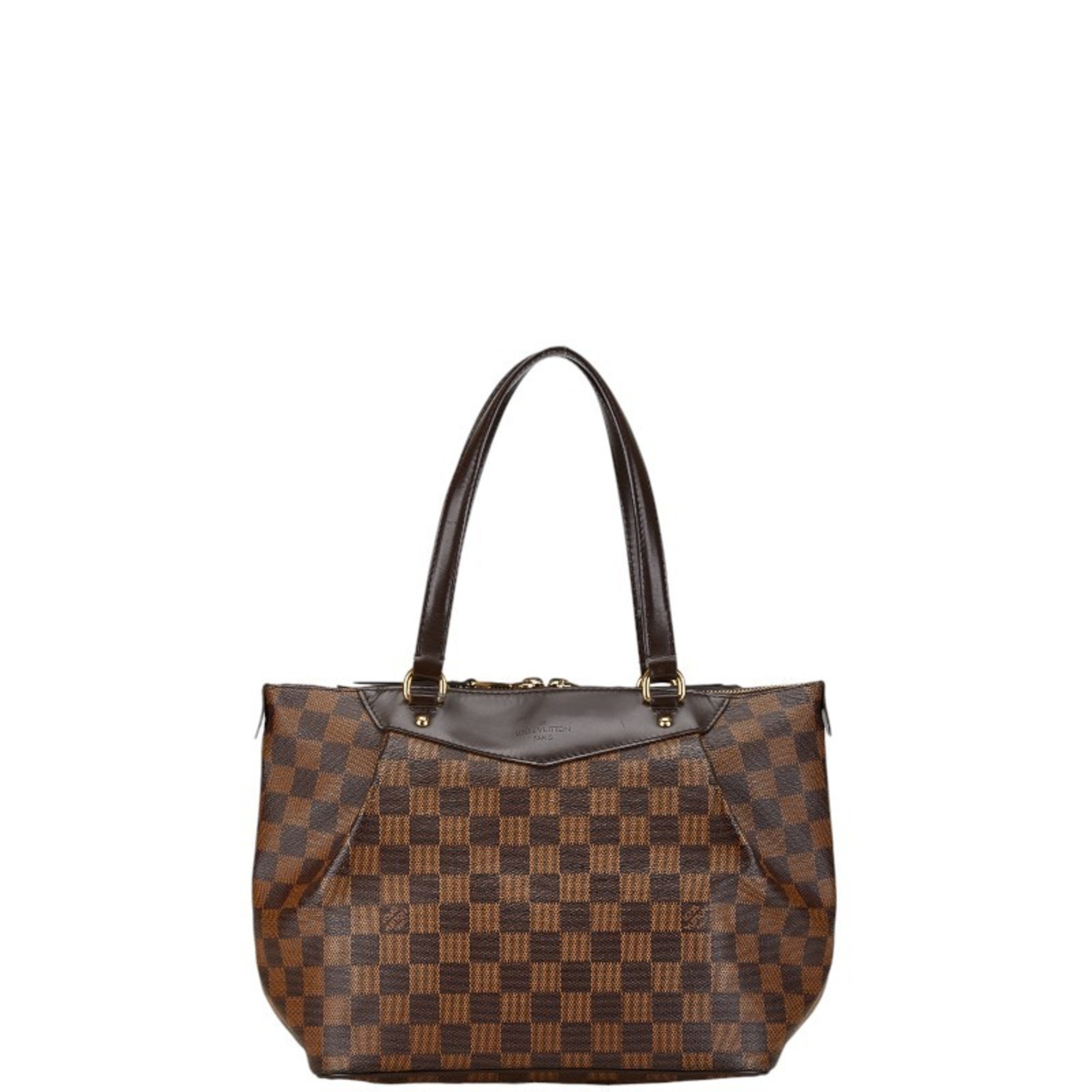 Louis Vuitton Damier Westminster PM Handbag N41102 Brown PVC Leather Women's LOUIS VUITTON