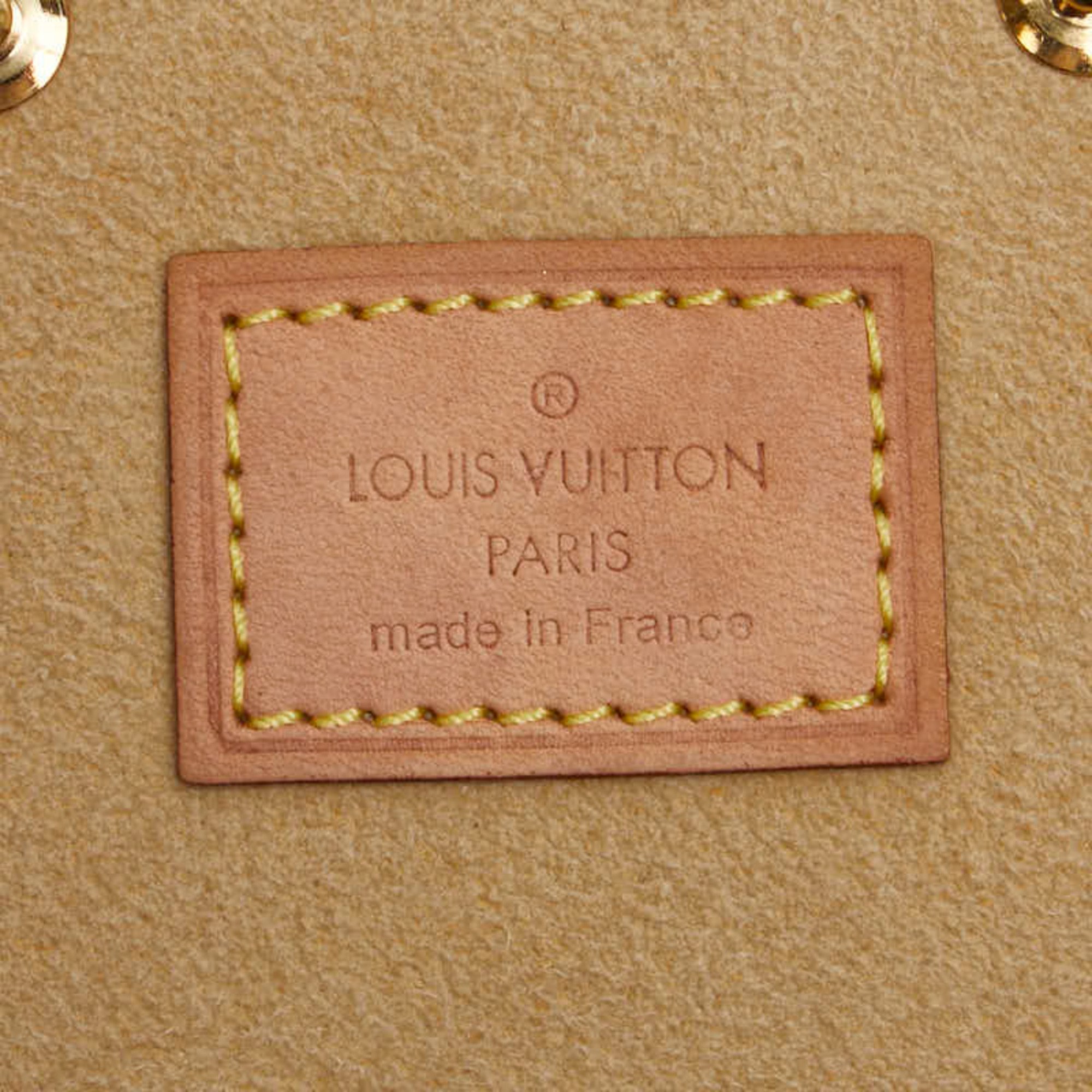 Louis Vuitton Monogram Case Brown PVC Leather Women's LOUIS VUITTON