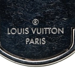 Louis Vuitton Monogram Eclipse Collier Plaque Necklace M63640 Silver Metal Women's LOUIS VUITTON