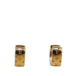 Louis Vuitton Nanogram Boucle D'oreille Earrings M00397 Gold Silver Metal Women's LOUIS VUITTON