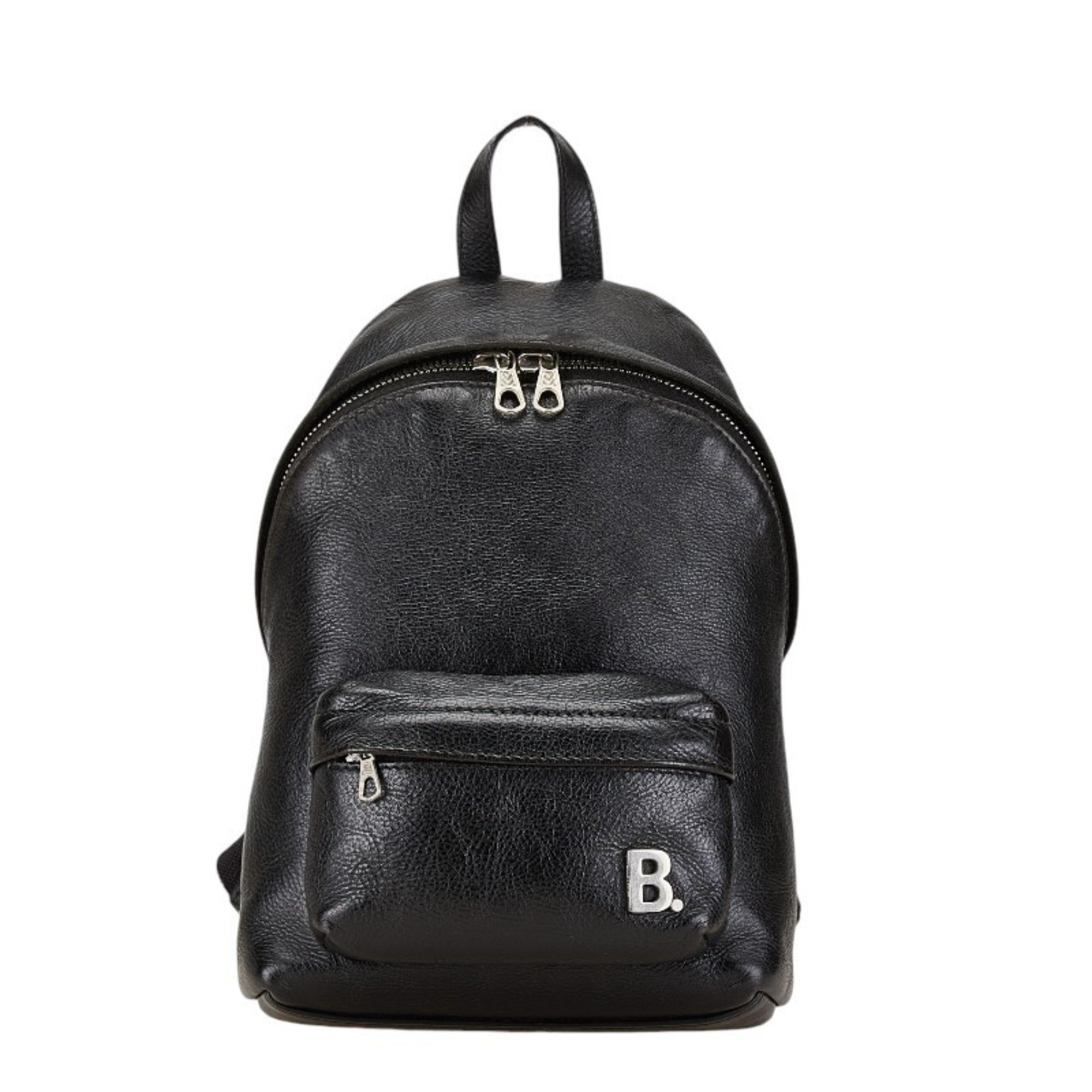 Balenciaga B Backpack 580026 Black Leather Women's BALENCIAGA