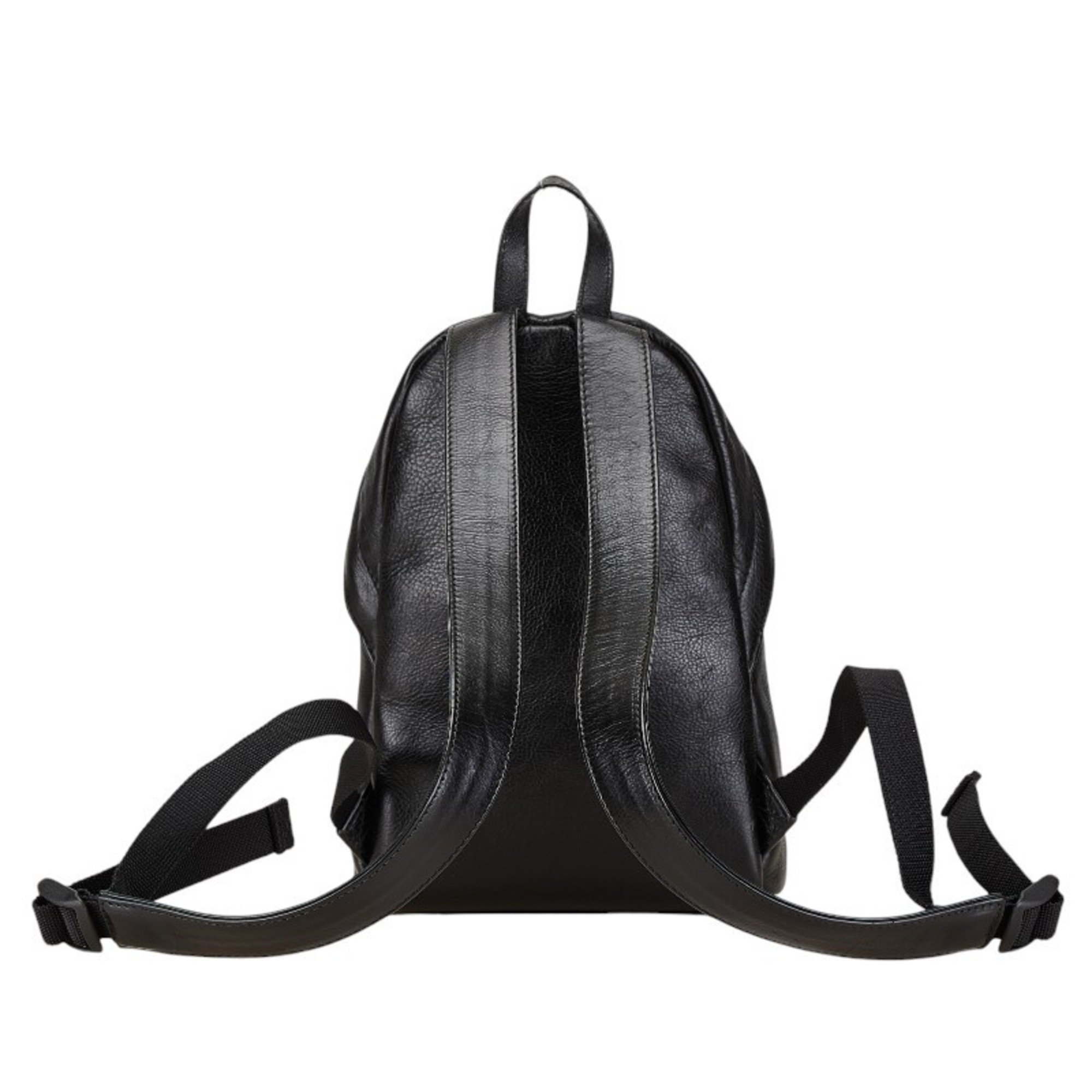 Balenciaga B Backpack 580026 Black Leather Women's BALENCIAGA