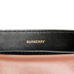 Burberry TB Monogram Luna Bi-fold Wallet Brown White PVC Leather Women's BURBERRY