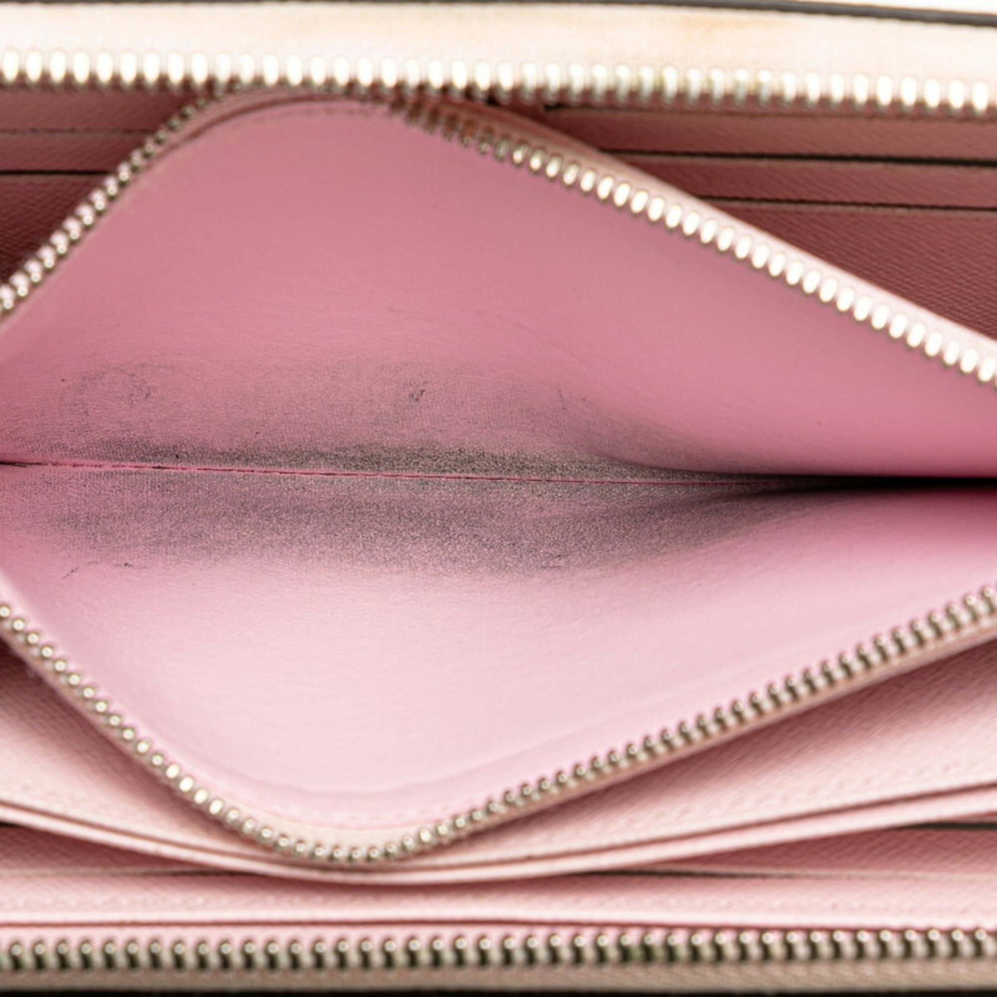 Louis Vuitton LV Escar Zippy Wallet Round Long M69110 Pink Multicolor PVC Leather Women's LOUIS VUITTON