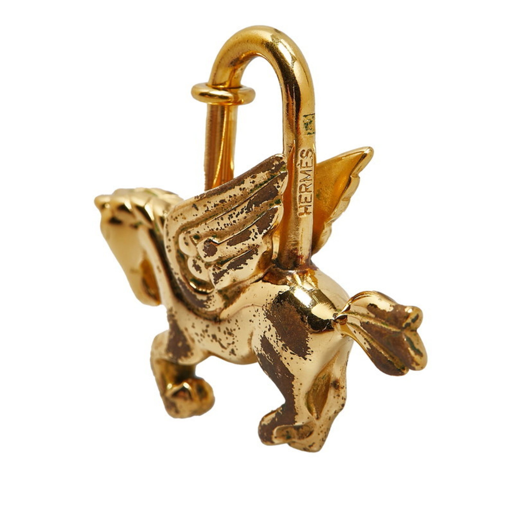 Hermes Pegasus Padlock Gold Plated Women's HERMES