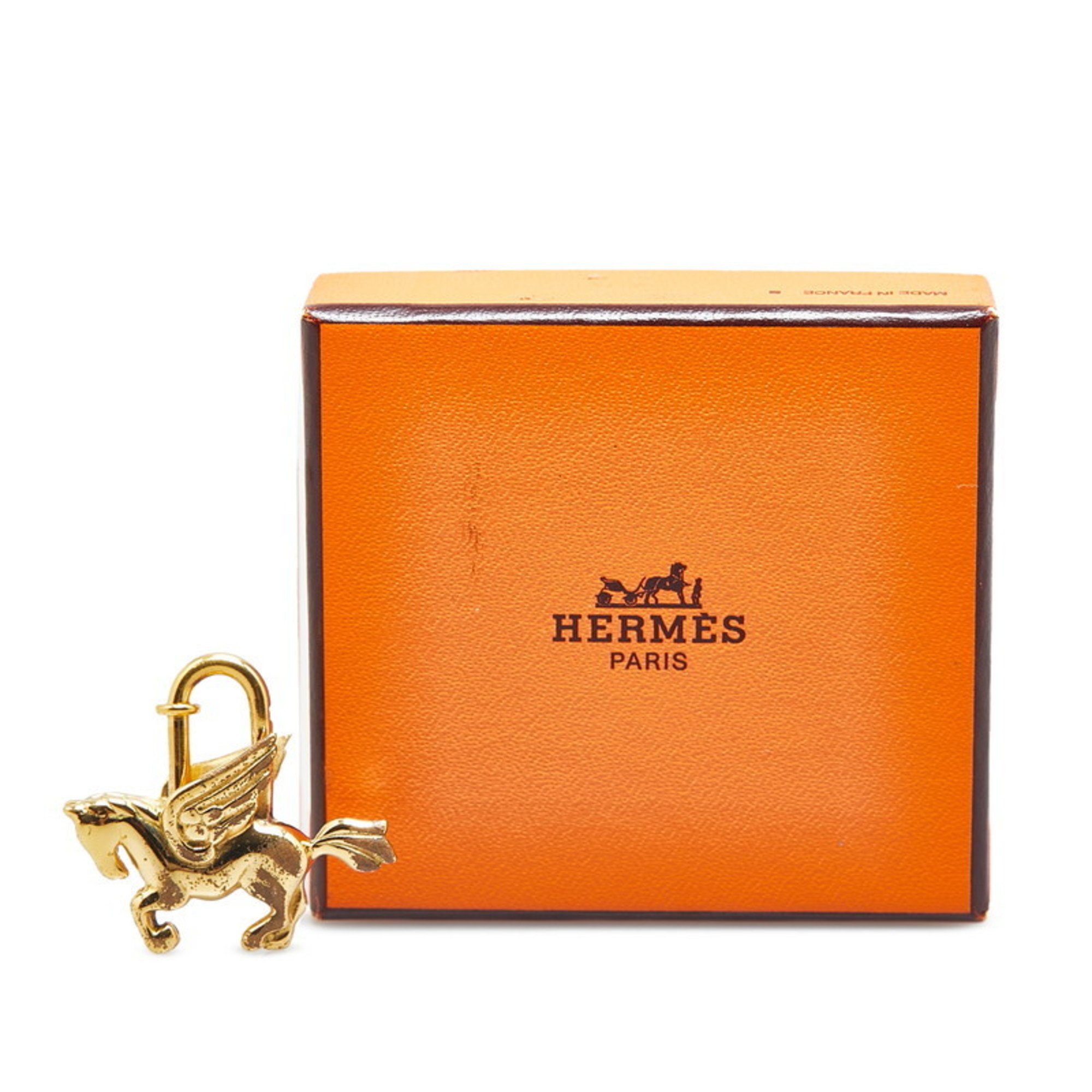 Hermes Pegasus Padlock Gold Plated Women's HERMES