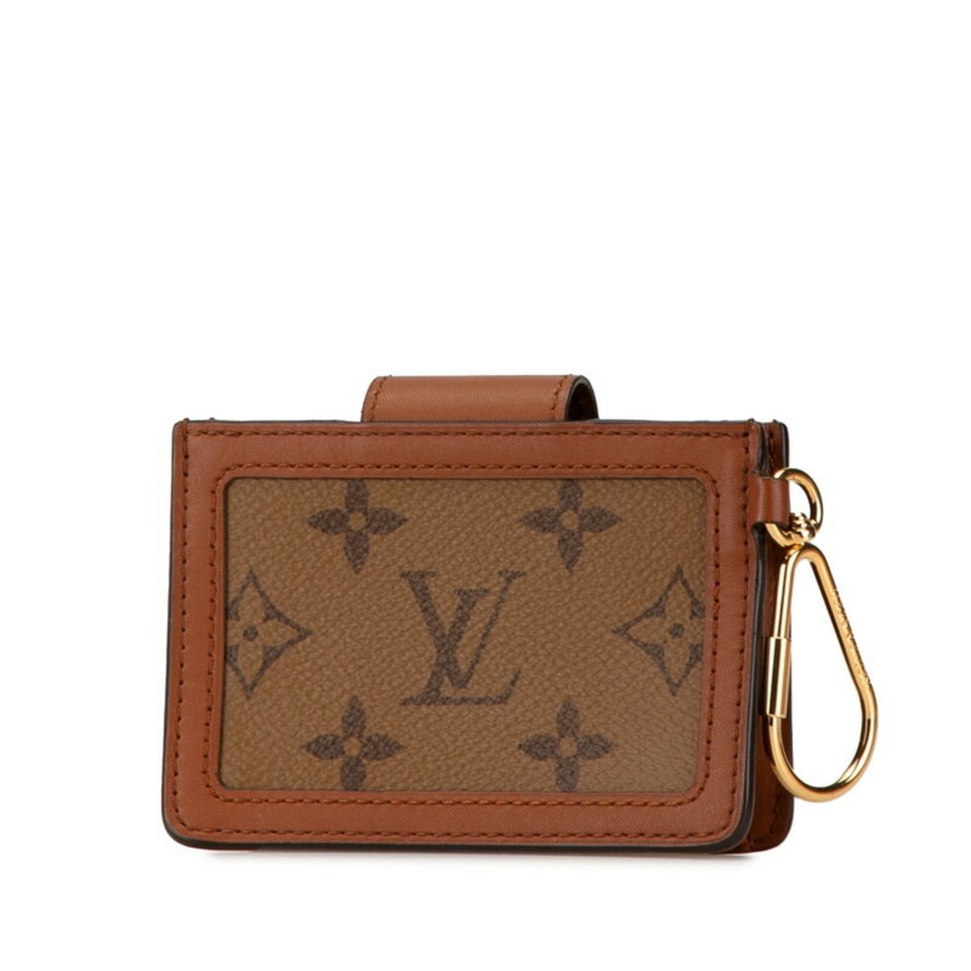 Louis Vuitton Monogram Reverse Dauphine Multicart Card Case M68751 Brown PVC Leather Women's LOUIS VUITTON