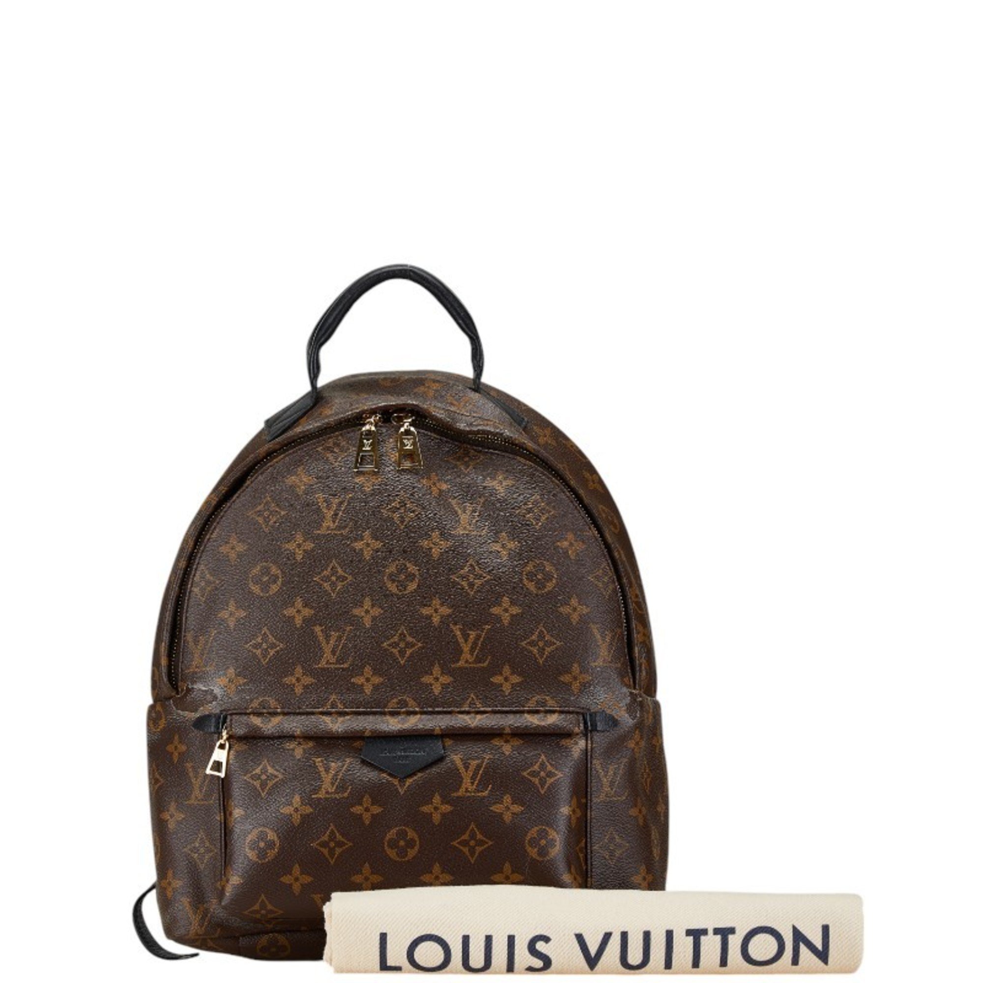 Louis Vuitton Monogram Palm Springs MM Backpack M41561 Brown PVC Leather Women's LOUIS VUITTON