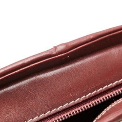 Cartier Must Line Handbag Bordeaux Wine Red Leather Women's CARTIER